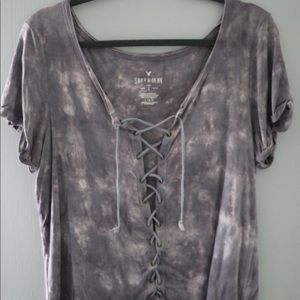 American Eagle Tie-Dye Top